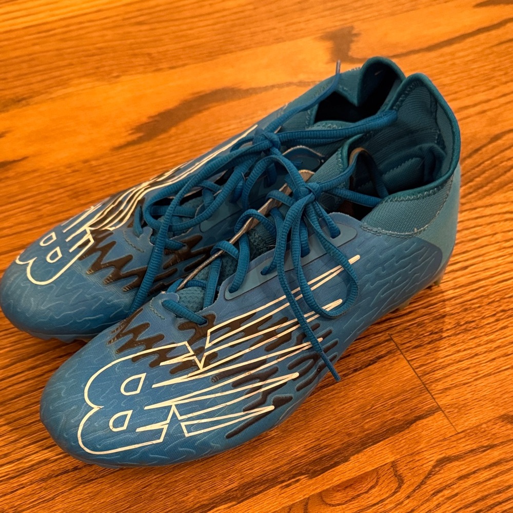 New Balance Teal and Black Soccer Cleats